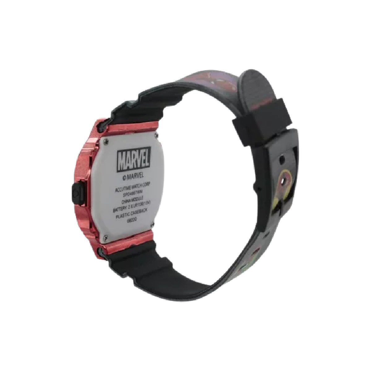 Marvel SPIDERMAN Avengers LED Watch Square Face Digital Unisex Kids NEW
