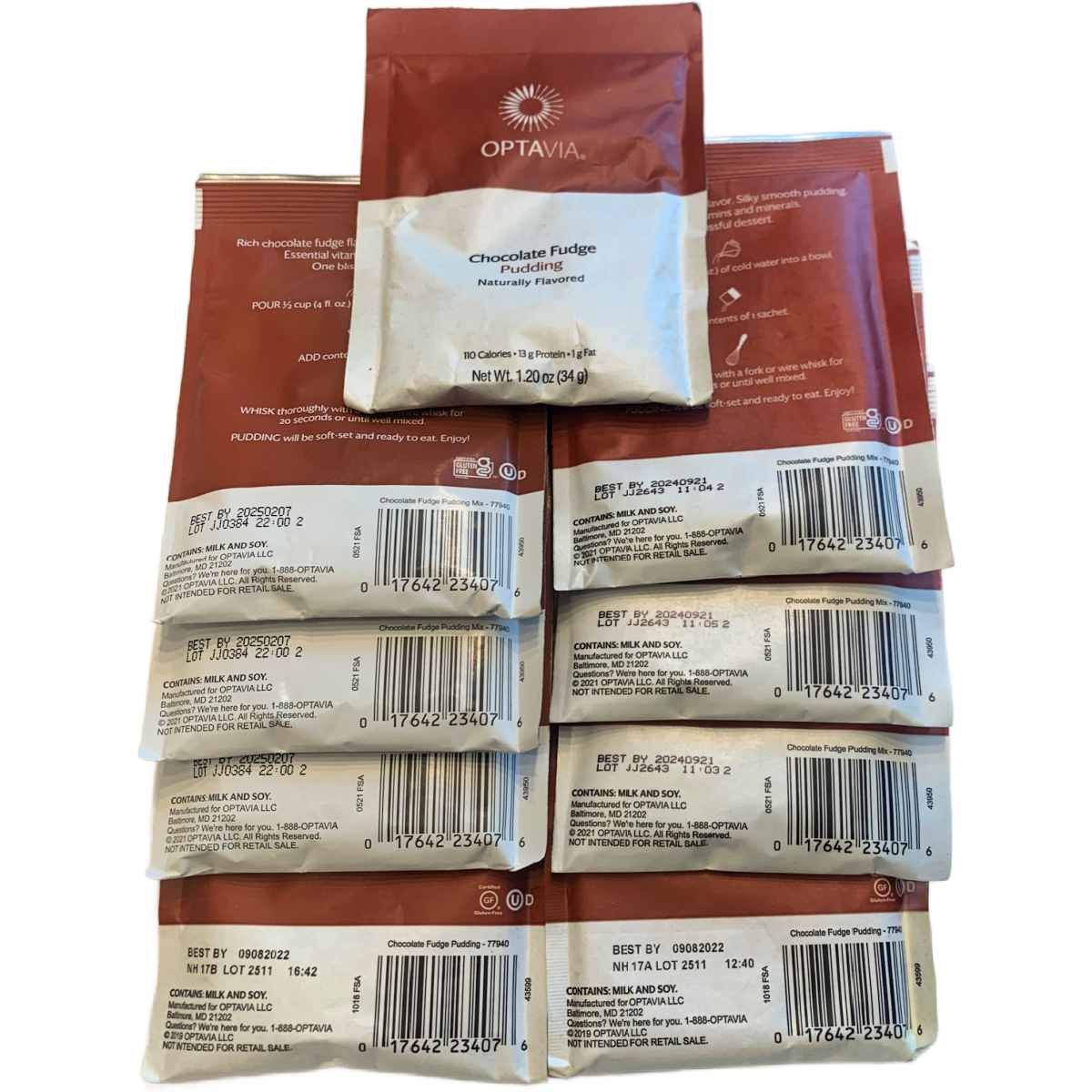 OPTAVIA Lot NEW Past Best By Date 58 Total Fueling Bars Shakes Soups & More