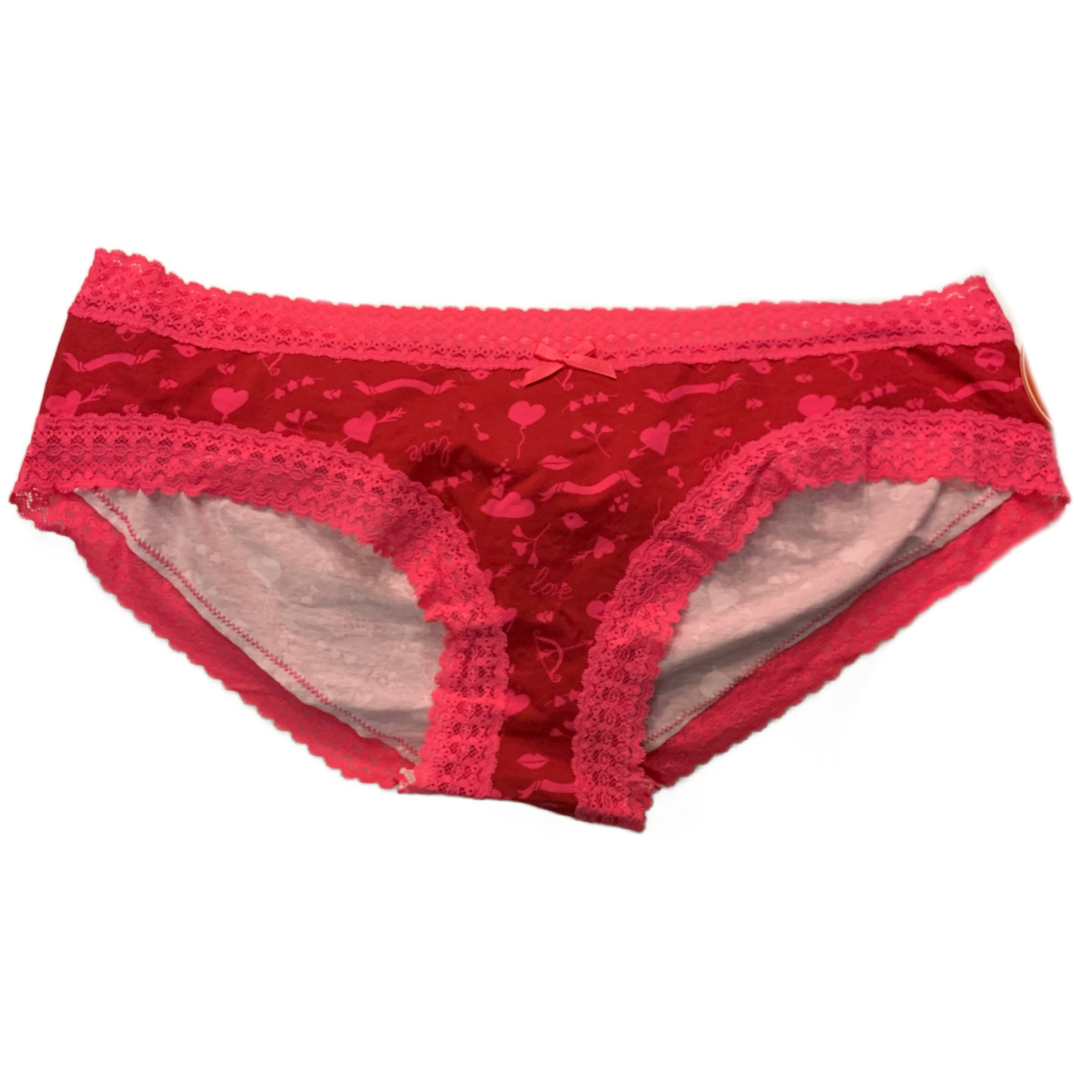 Splendies Love Valentine Cupid Arrow Cheeky Panties 4x Cotton Lot of 3 New Pairs