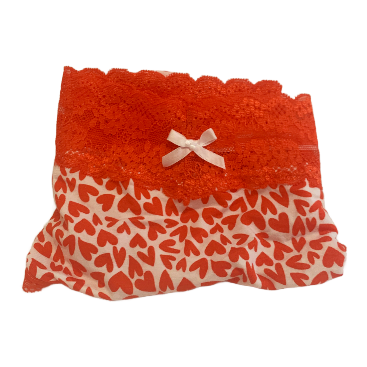 Splendies Valentine Hearts Thong Panties Size 4x Silky Rayon New Pair Underwear