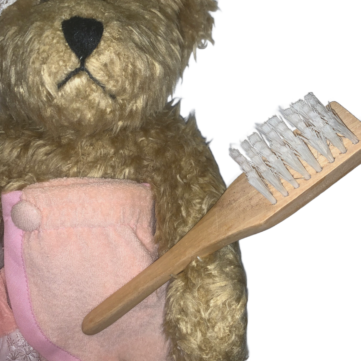 Tender Hearted Teddy Bear Collectibles Bath Time Lot Of 2 Pink & Blue 14” NEW