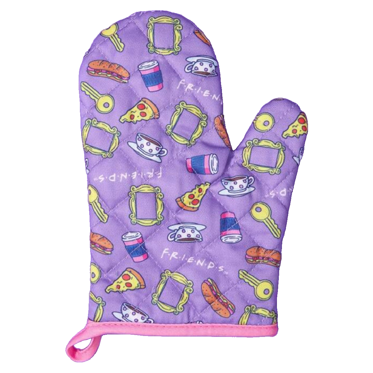 FRIENDS Kitchen Apron, Oven Mitt Glove, Pot Holder