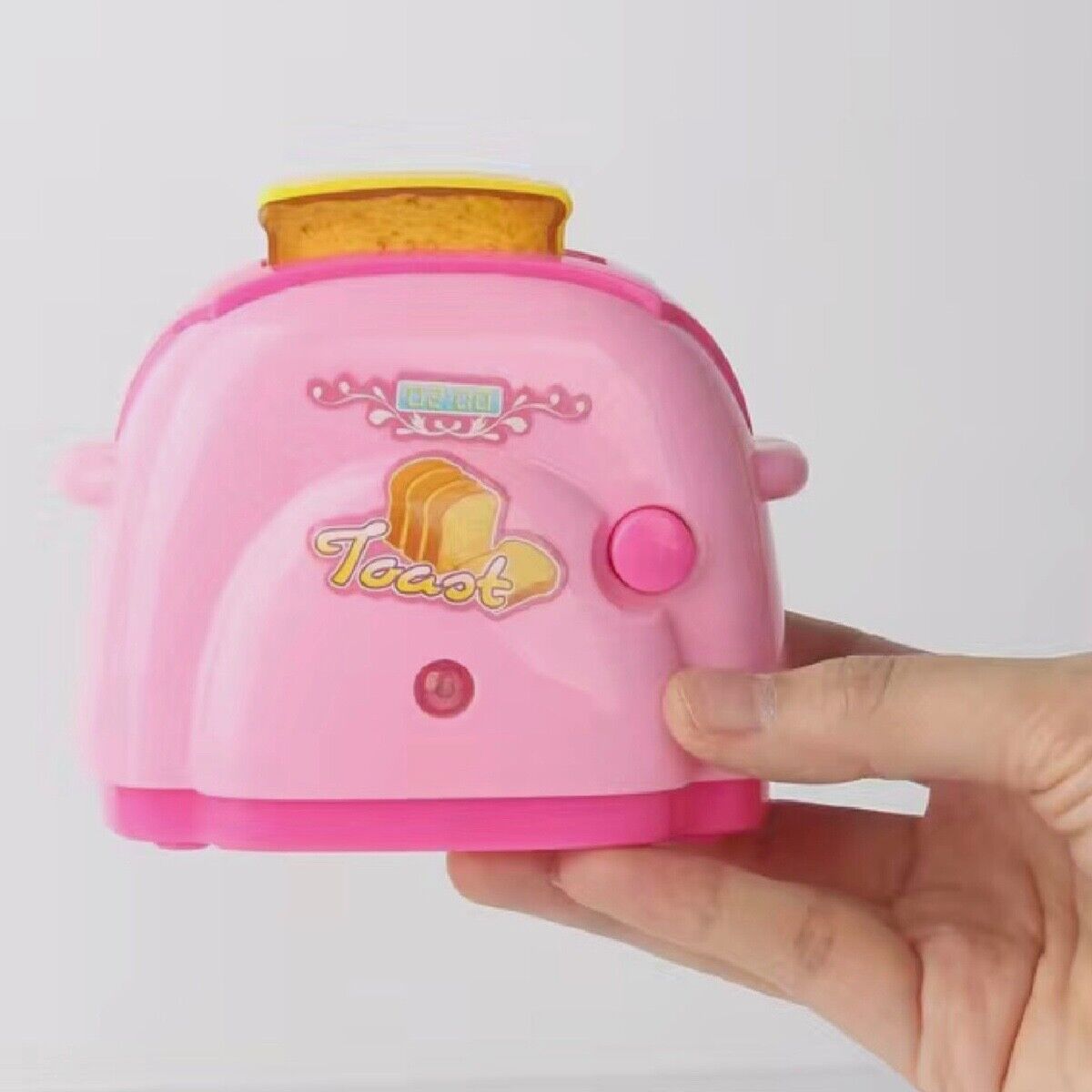 Pretend Play House Mini Toaster Bread Slices Toast Interactive Toddler 3+ NIB