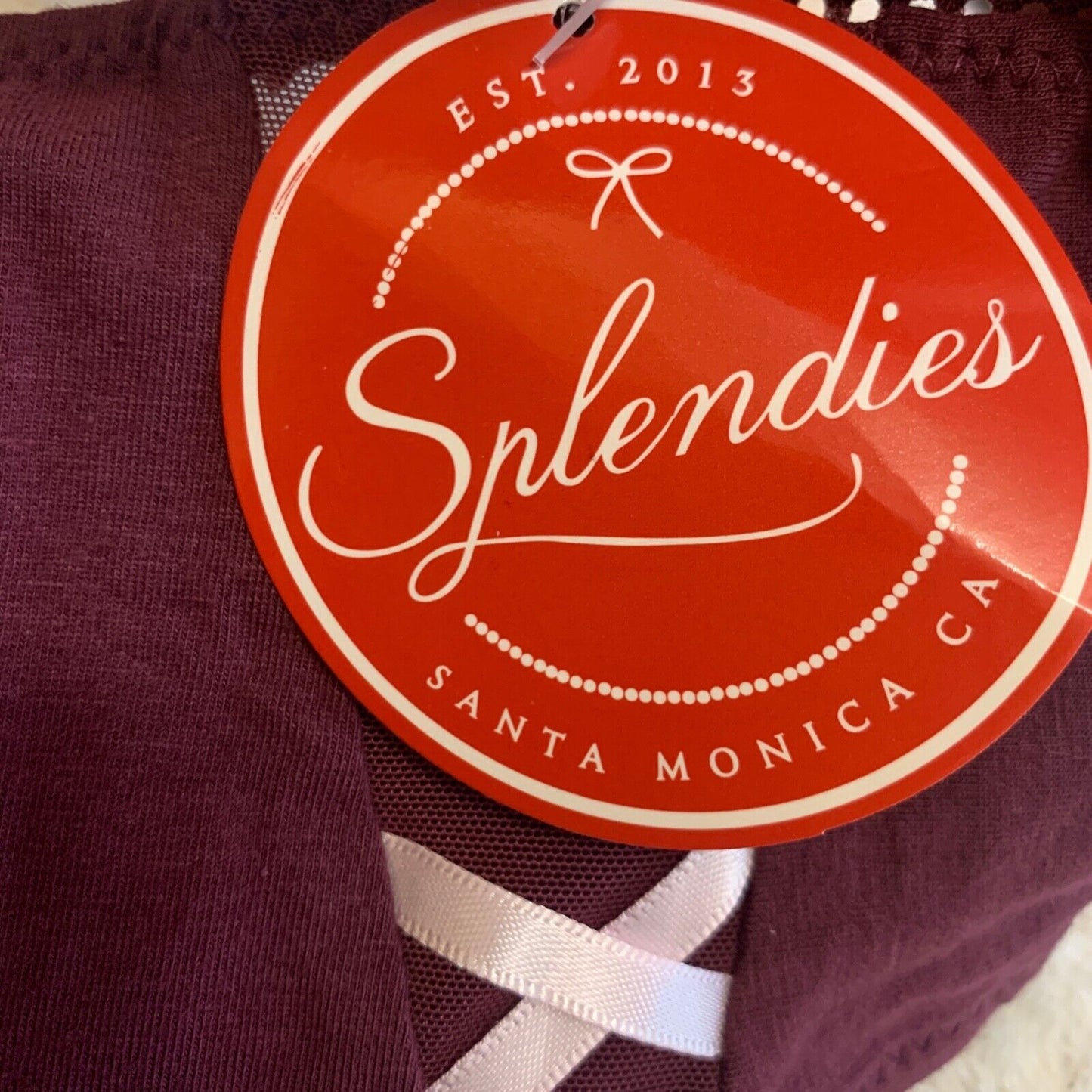 Splendies Jolie High Waist Brief Panties Size 4x Ribbon Detail 1 New Pair