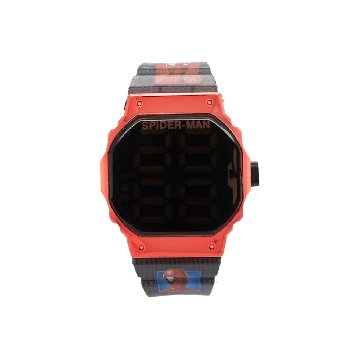 Marvel SPIDERMAN Avengers LED Watch Square Face Digital Unisex Kids NEW
