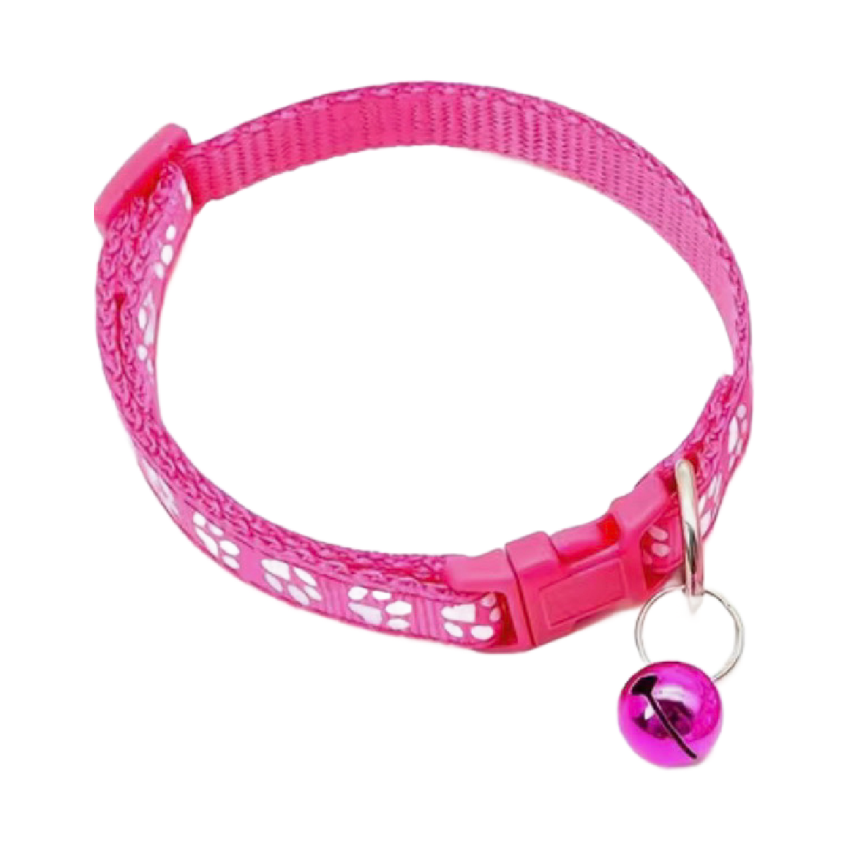 Pet Leash & Collar Combo Cat or Puppy Dog Paw Small 7.5"-12.5" Neck NEW 2pc Lot