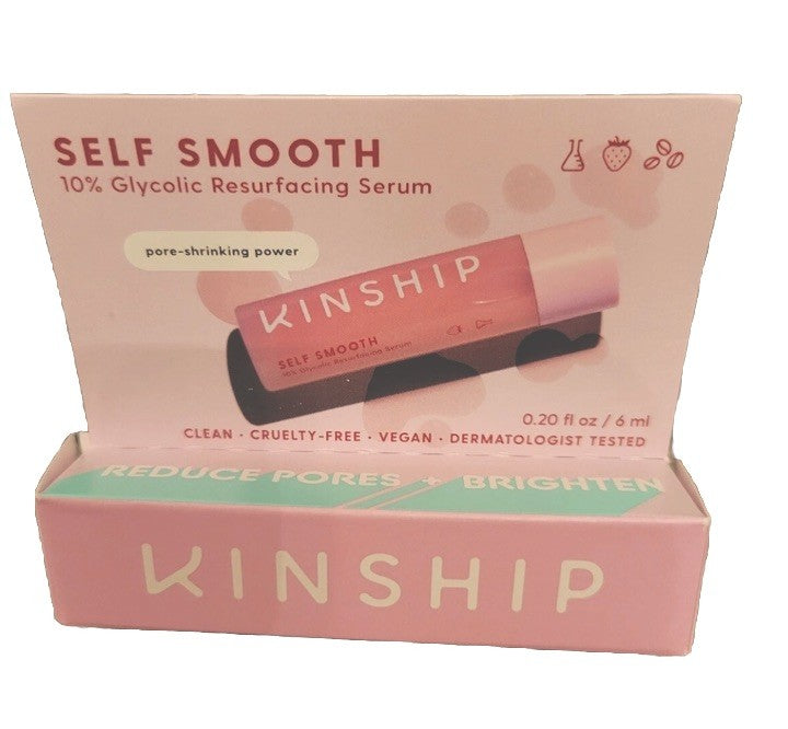 Kinship Self Smooth 10% Glycolic Resurfacing Serum 0.2 fl oz