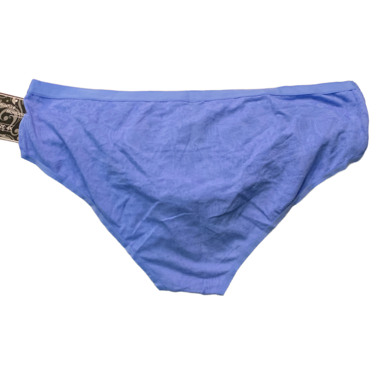 Bikini Panties Size 4X Comfortable Floral Periwinkle Mesh New Lingerie Underwear