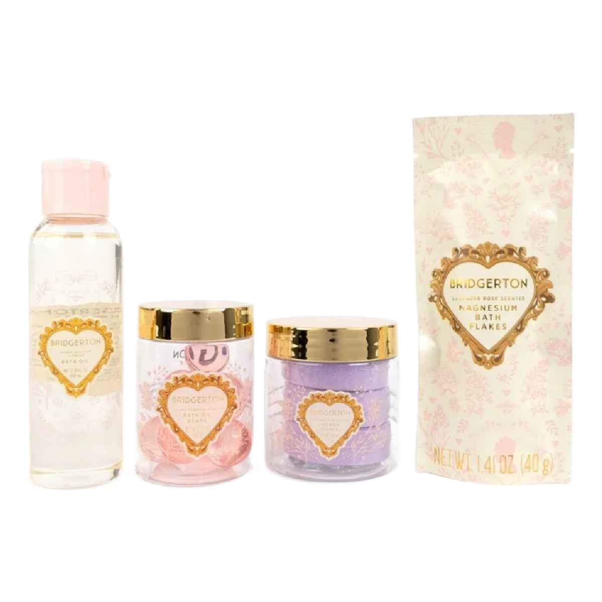 Bridgerton Soothing Queens Bath Set, Bombs & Makeup Sponges New Lot of 3 Sets