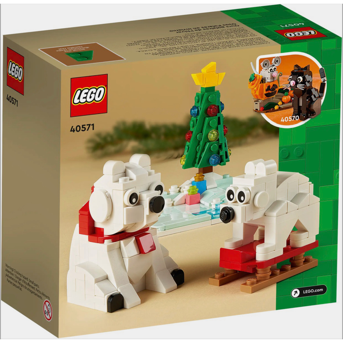 LEGO Lot of 6 Christmas NEW Sets 40426, 40499, 40571, 40573, 40640, 40642 Santa