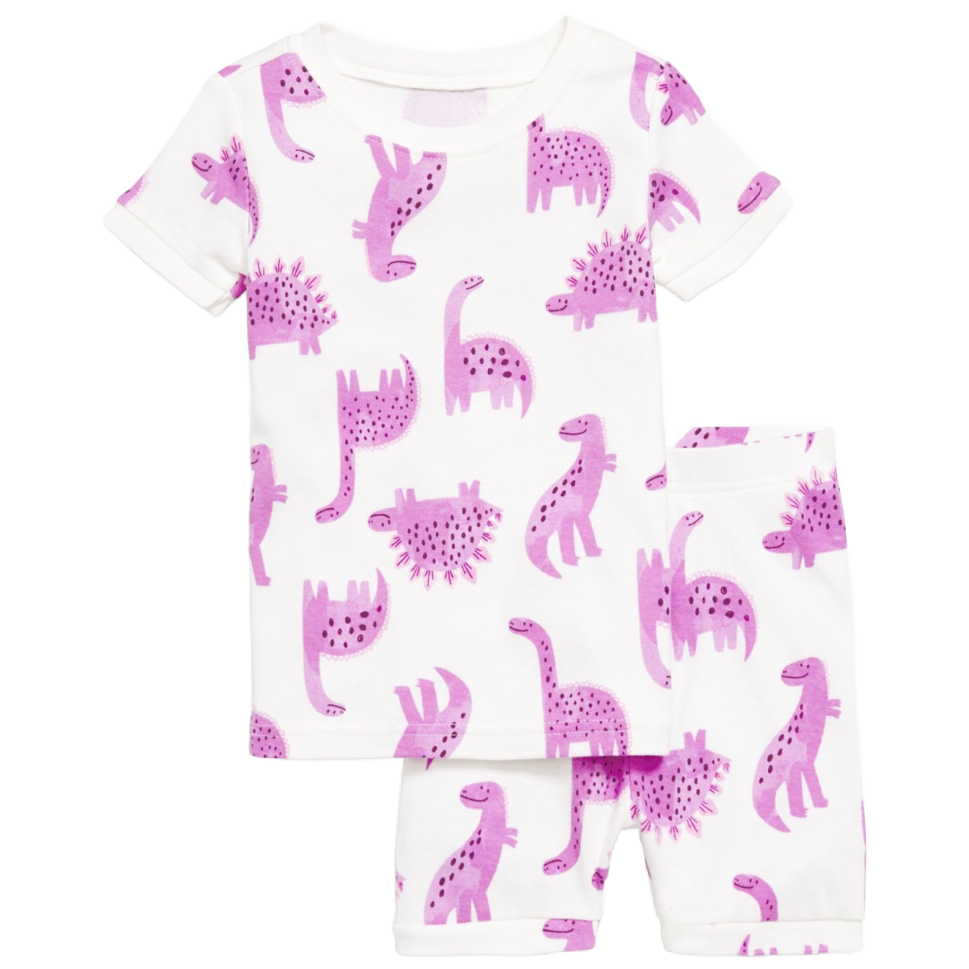 Old Navy Snug Fit Pajamas Short Sleeve PJs New 2pc Set