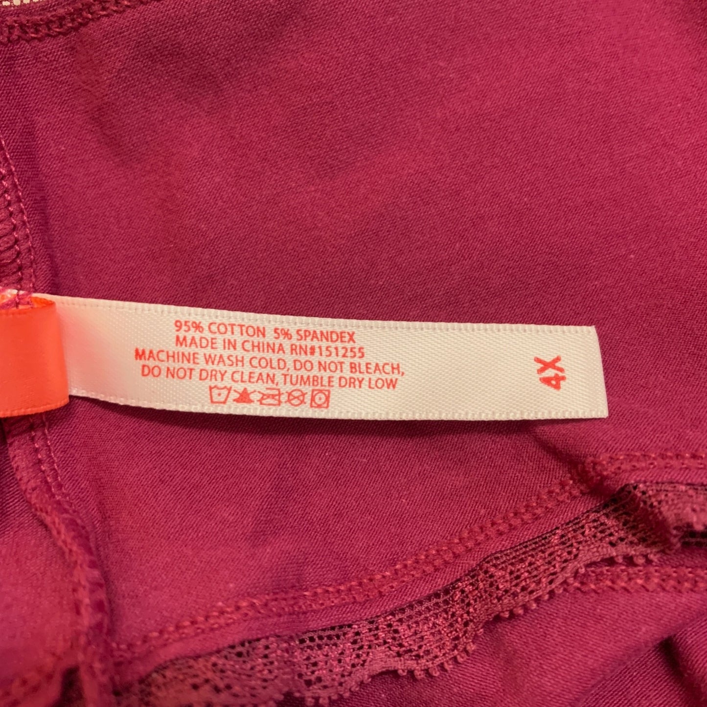 Splendies Berry Bikini Wrap Panties Size 4x Strappy Lingerie Underwear New