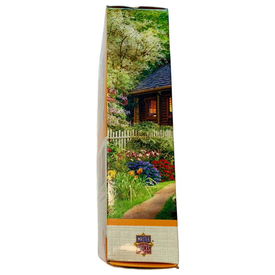 Masterpieces Space Saver Jigsaw Puzzle; Mountain Retreat; 500 pieces