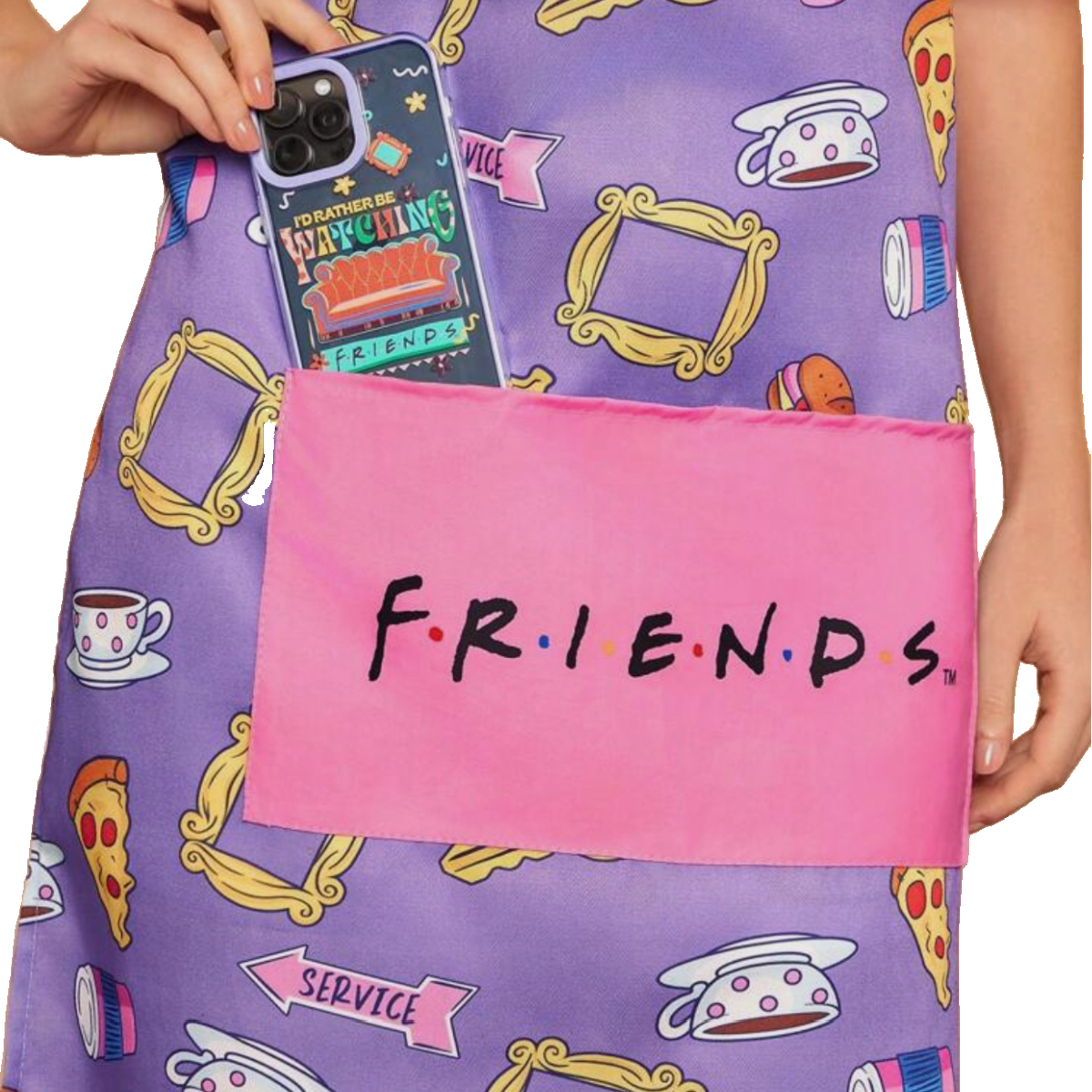 FRIENDS Kitchen Apron, Oven Mitt Glove, Pot Holder