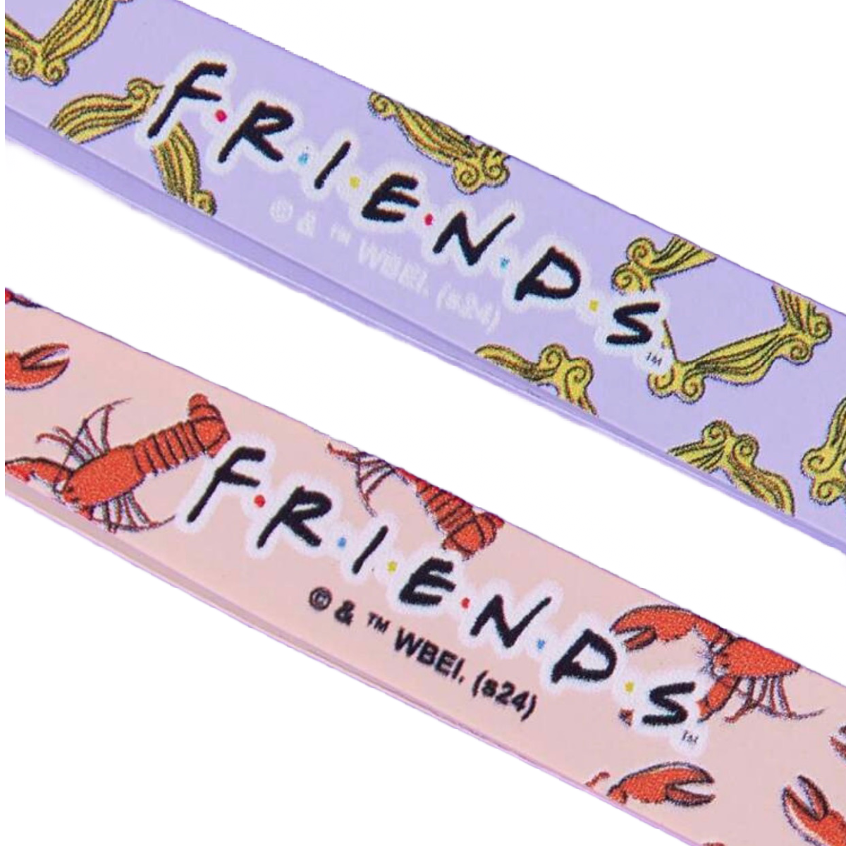 FRIENDS TV 3pc Lot Cosmetic Bag and Tweezers Both Pointed and Slanted New