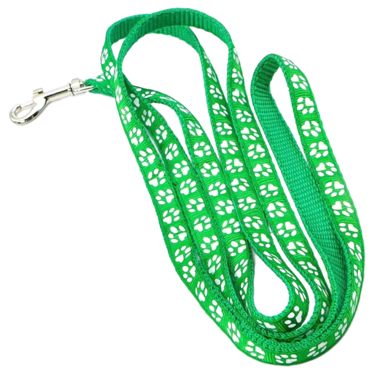 Pet Leash & Collar Combo Cat or Puppy Dog Paw Small 7.5"-12.5" Neck NEW 2pc Lot