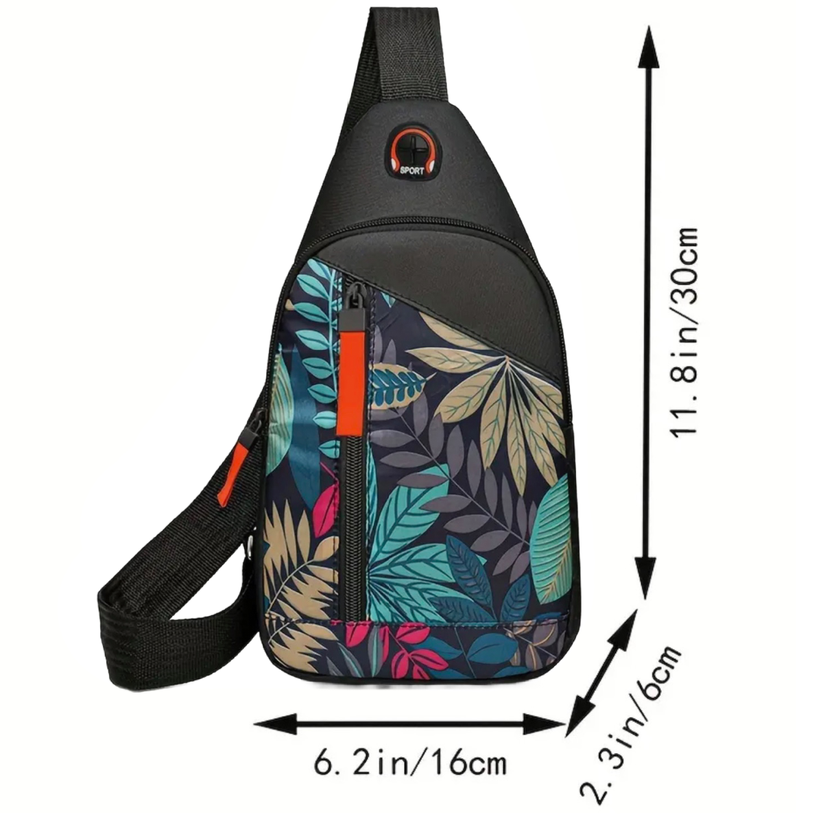 Mini Backpack Crossbody Chest Bag Nylon Sport Travel Casual Diagonal Unisex New