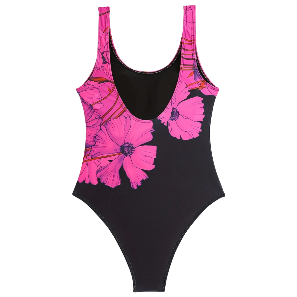 Floral One-Piece Swimsuit Swimwear New
