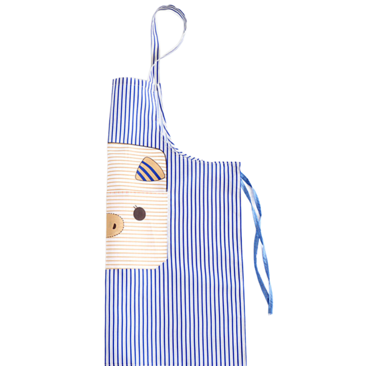 Striped Pig Print Bib Apron Kitchen BBQ Baking Farm Animals Everyday NEW