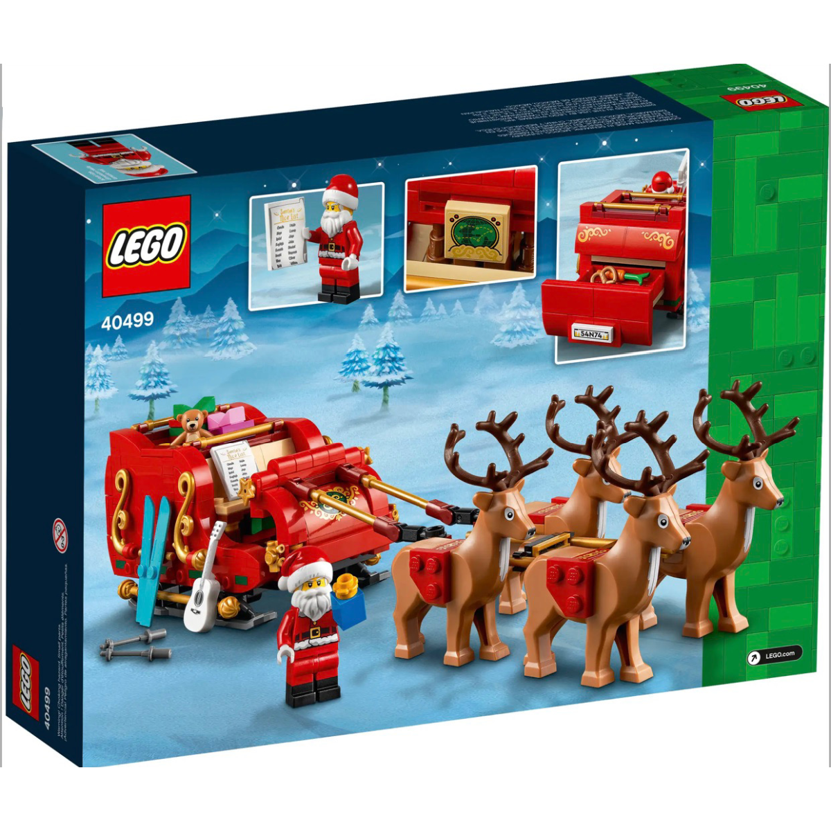 LEGO Lot of 6 Christmas NEW Sets 40426, 40499, 40571, 40573, 40640, 40642 Santa