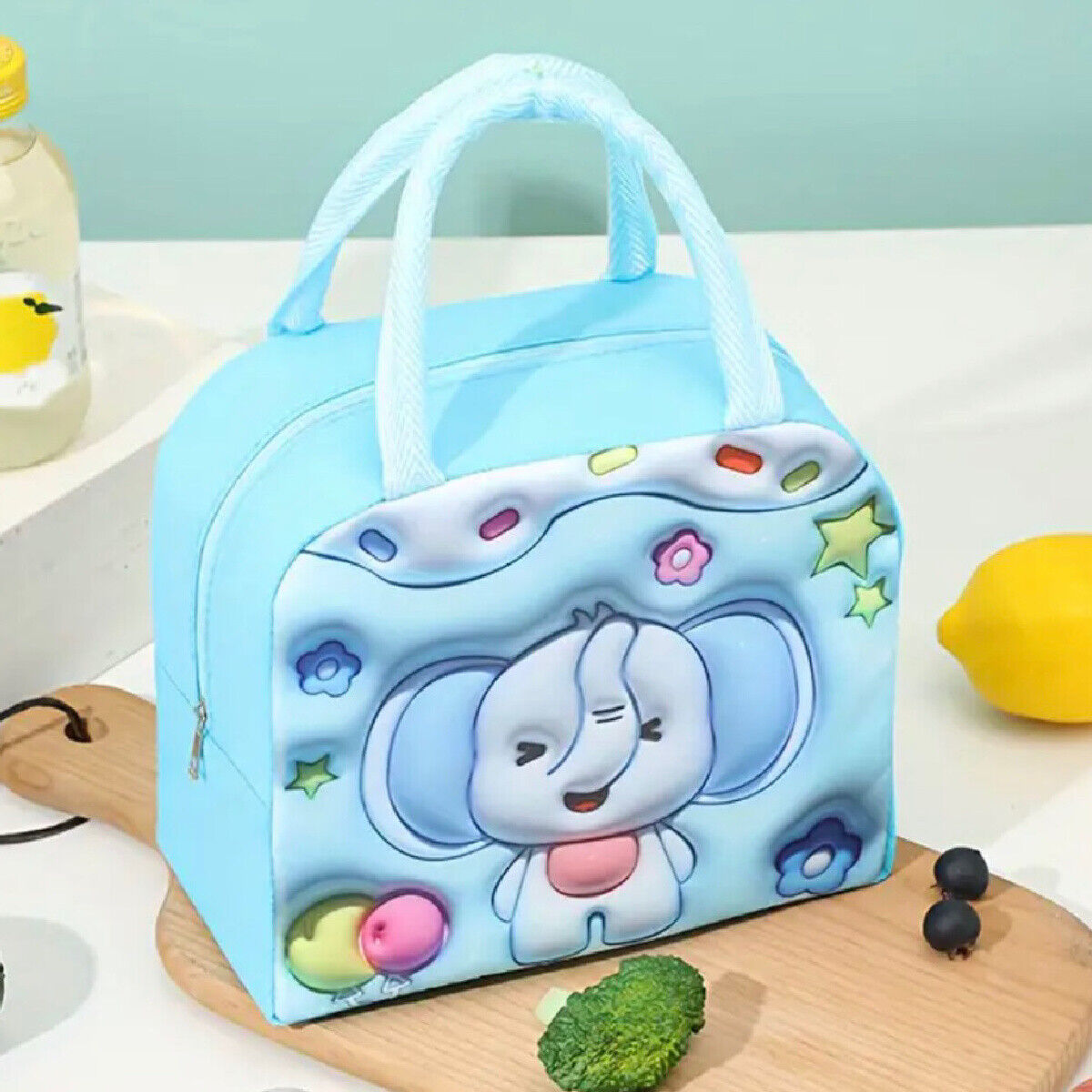 Insulated Lunch Bag 3D Animal Cartoon For School, Work, Travel, Picnic NEW