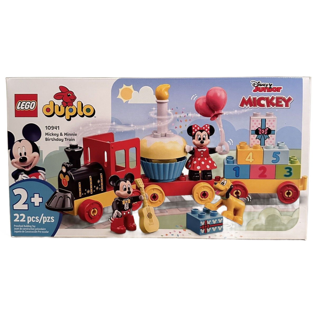 LEGO Duplo 10941 Disney Junior Mickey & Minnie Birthday Train Set With Pluto New
