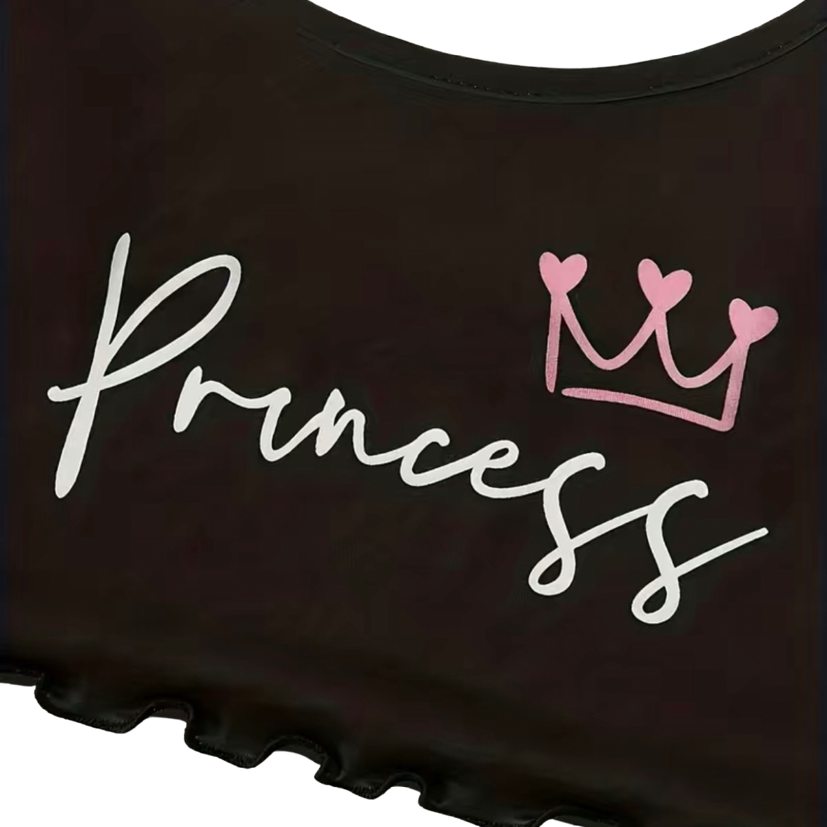 Princess Crown PJ 2 Pc Set Large 12 Women's Loungewear Pajamas Cami Top & Shorts