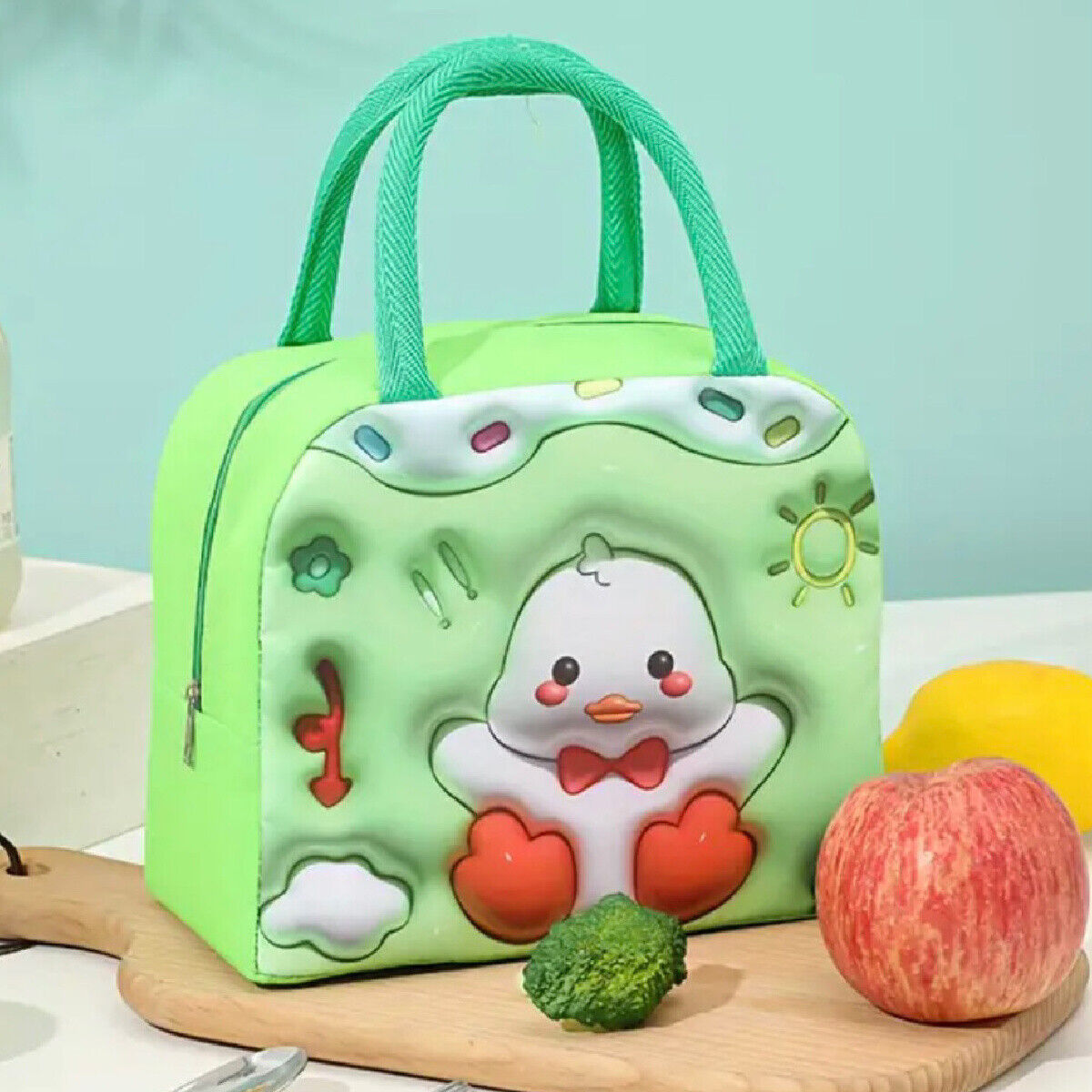 Insulated Lunch Bag 3D Animal Cartoon For School, Work, Travel, Picnic NEW