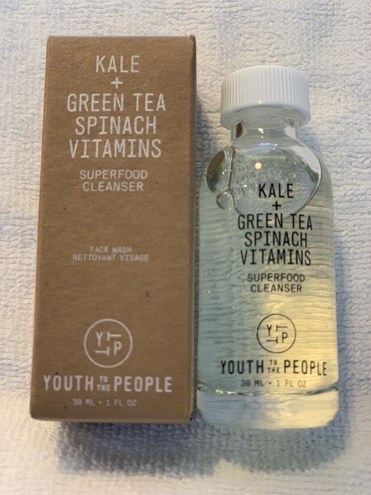 Youth To The People Superfood Cleanser Kale + Green Tea Spinach Vitamins 1oz NEW