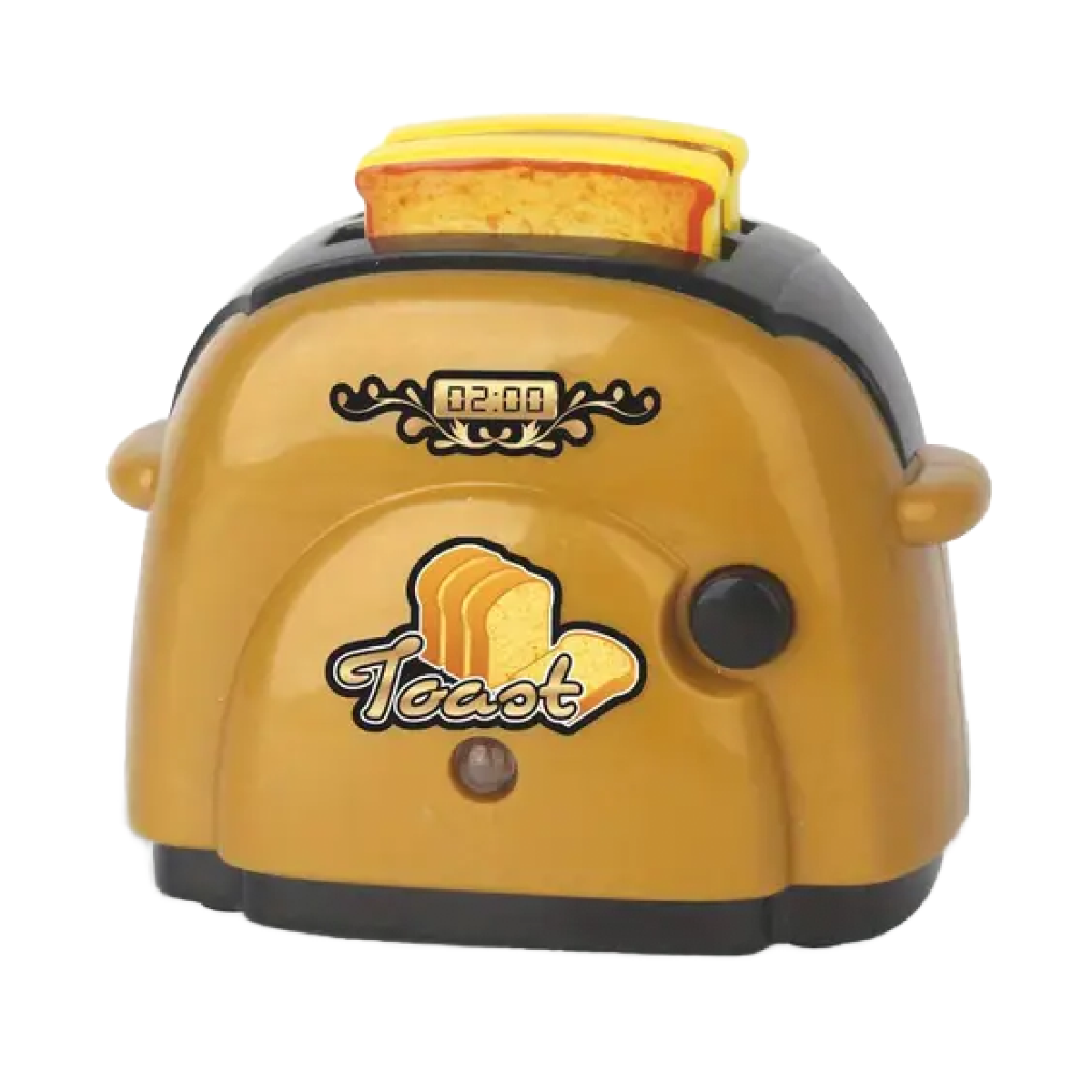 Pretend Play House Mini Toaster Bread Slices Toast Interactive Toddler 3+ NIB