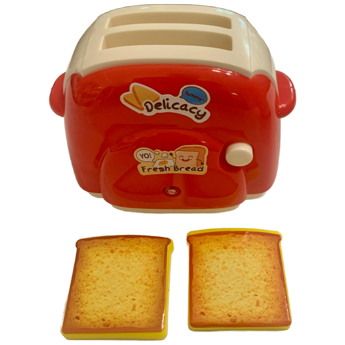 Pretend Play House Mini Toaster Bread Slices Toast Interactive Toddler 3+ NIB