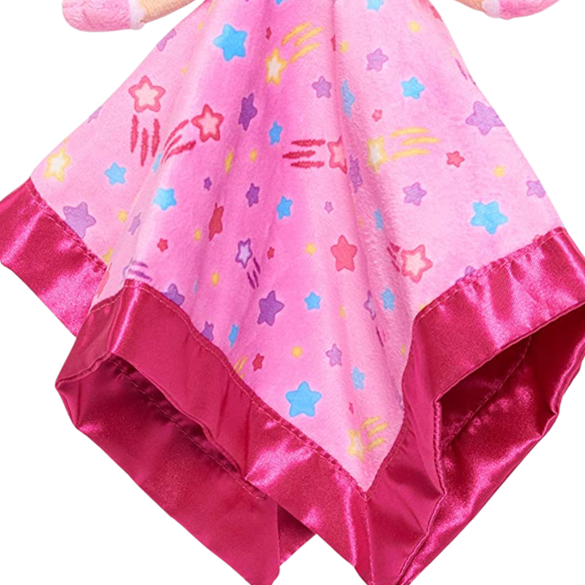 Disney Junior Miss Piggy Muppet Nursery Baby Lovey Blankie w/ Rattle NEW