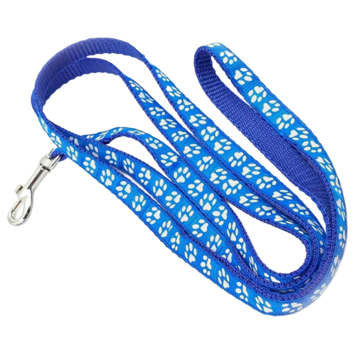 Pet Leash & Collar Combo Cat or Puppy Dog Paw Small 7.5"-12.5" Neck NEW 2pc Lot