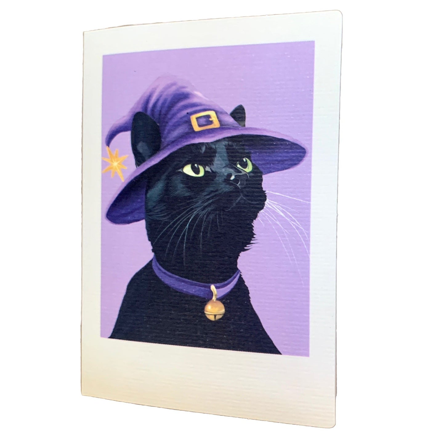 Pop up Greeting Cards 3D Halloween Black Cat In Witch Costume Popup Holiday Gift