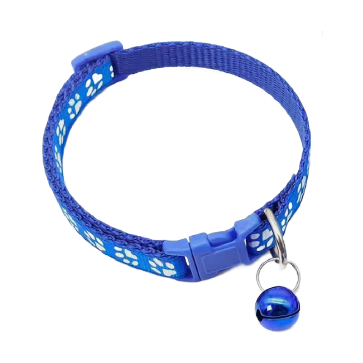 Pet Leash & Collar Combo Cat or Puppy Dog Paw Small 7.5"-12.5" Neck NEW 2pc Lot