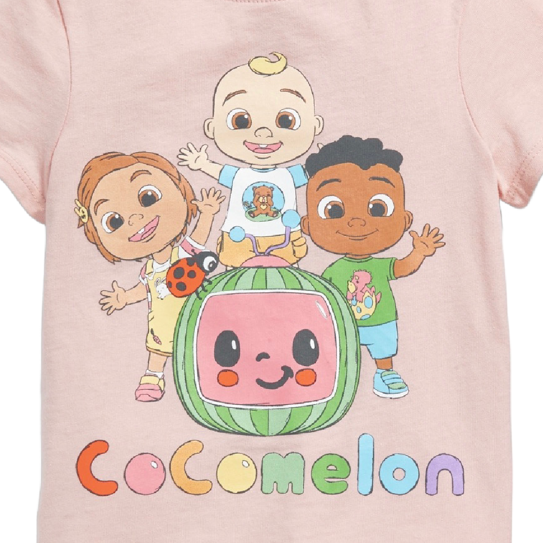 Old Navy CoComelon Size 5T Graphic T-Shirt Short Sleeve Unisex Toddler NWT
