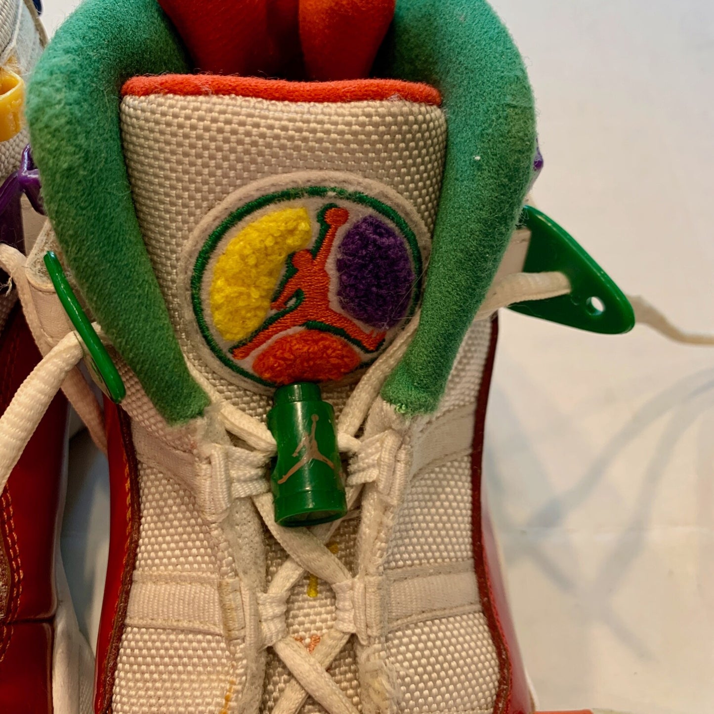 Nike Air Jordan 6 Rings GS Multi Retro Sneaker Shoes CW7004-100 Size 5.5 Youth