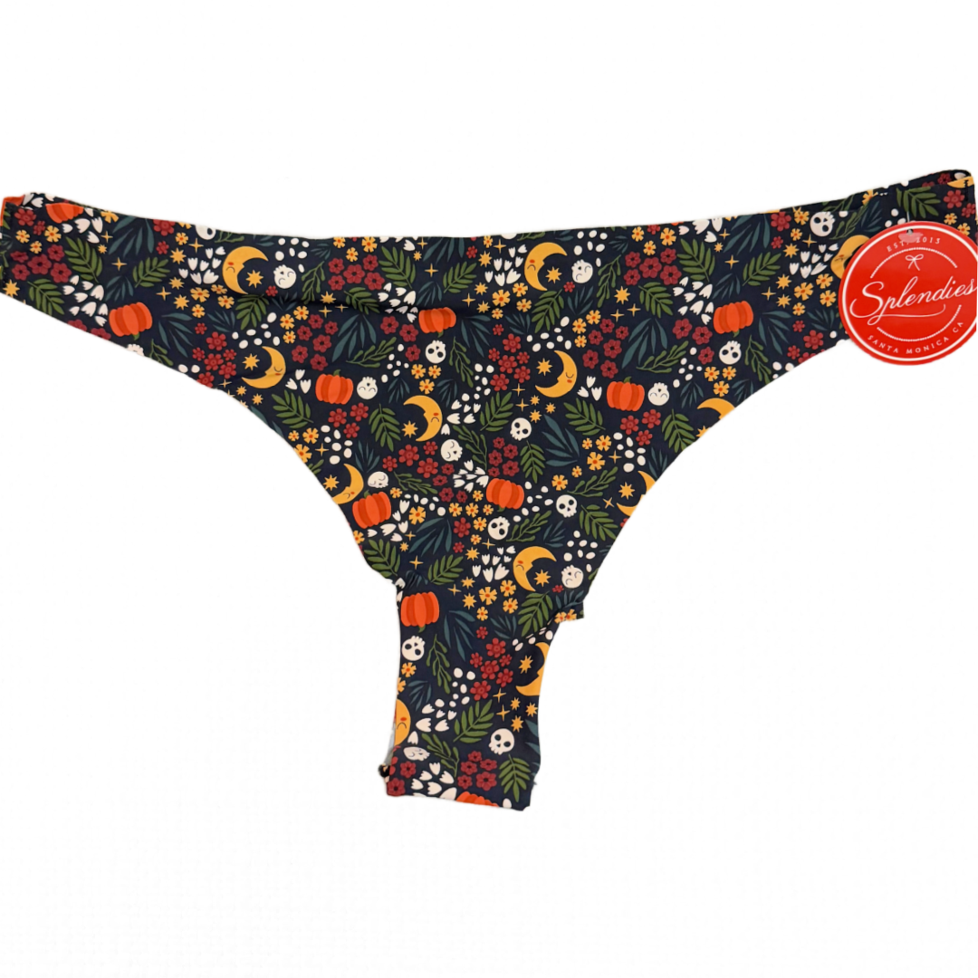 Splendies No-Show Willow Thong Panties Laser Cut Tagless NWT