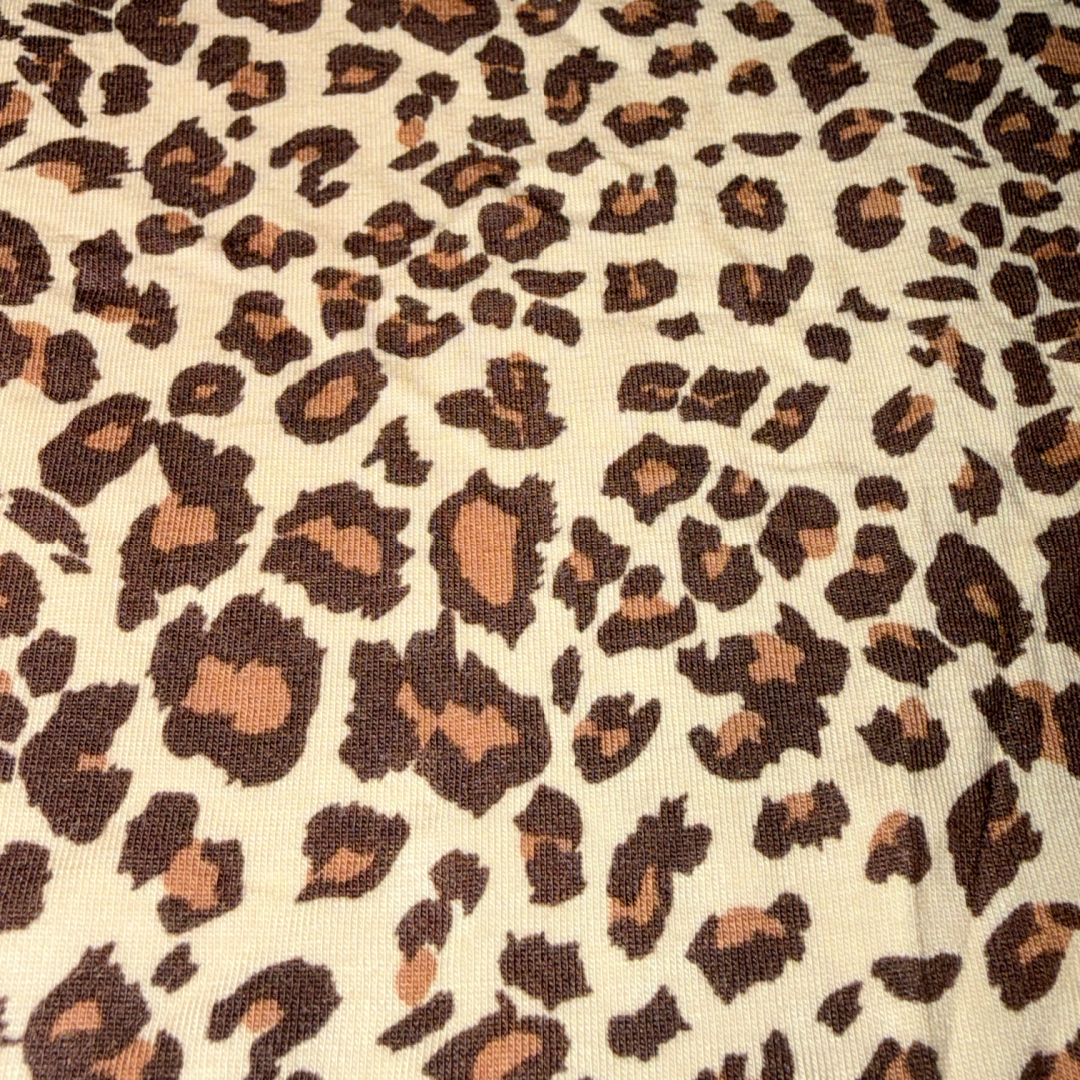 Splendies Kaia Leopard Bikini Panties Knit Lace Lingerie NWT