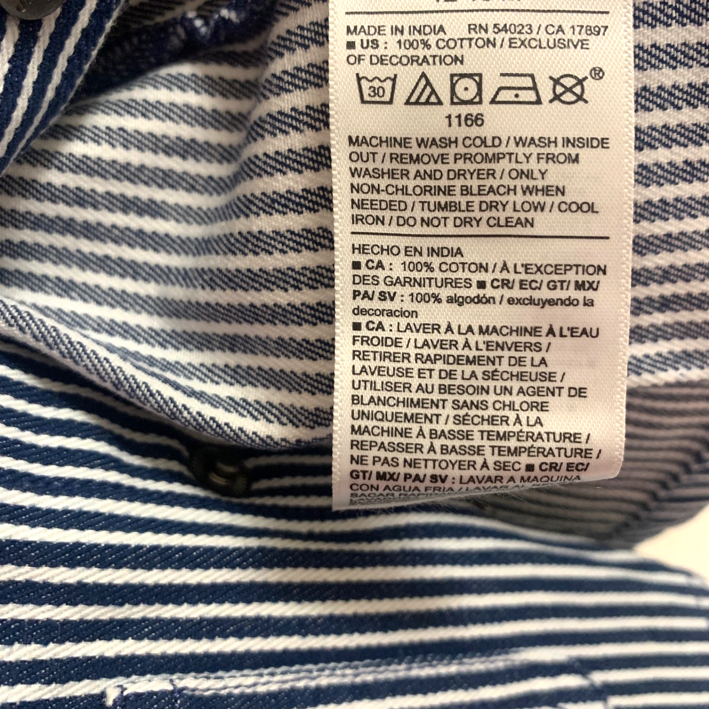 Railroad Stripe Twill Snap Jacket Baby Loose Collared Ice Cream Pocket NWT