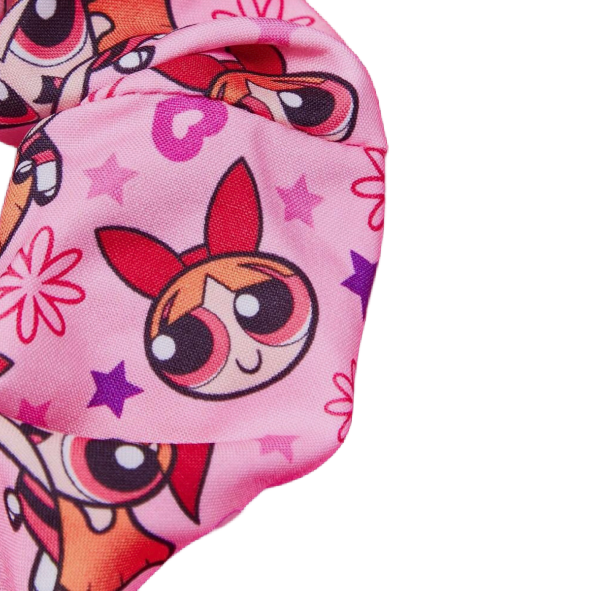 4pc Powerpuff Girls Satin Sleeping Eye Mask & Hair Scrunchies Comfy Bedtime New