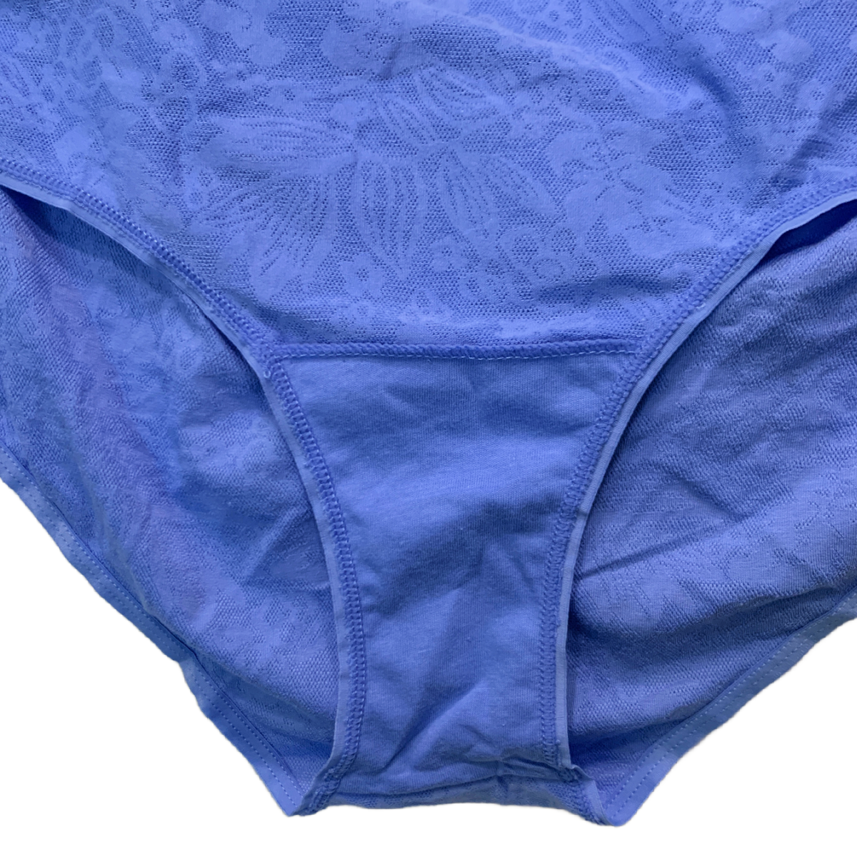 Bikini Panties Size 4X Comfortable Floral Periwinkle Mesh New Lingerie Underwear
