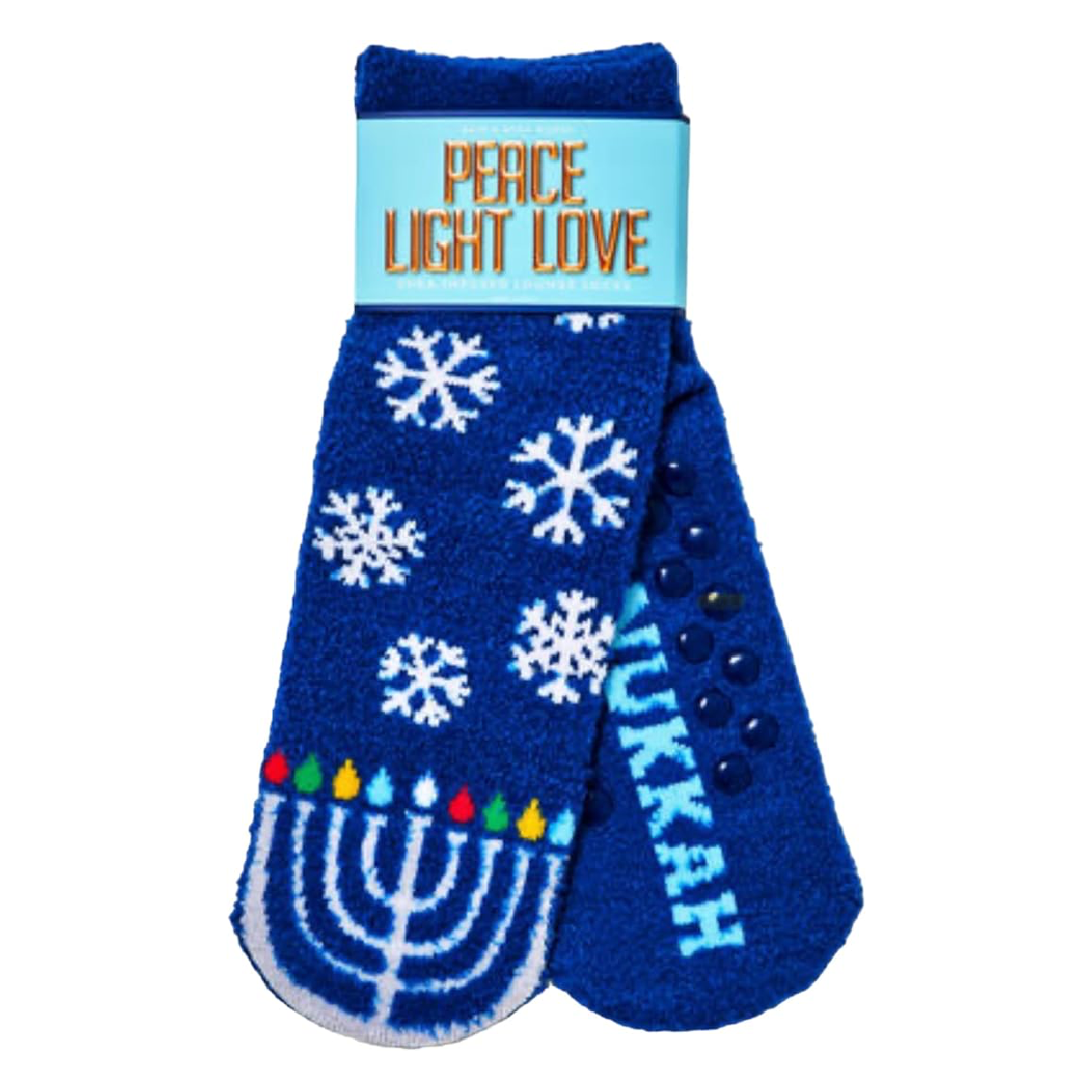 Bath and Body Works Happy Hanukkah Shea Infused Lounge Socks Lot of 4 New Pairs