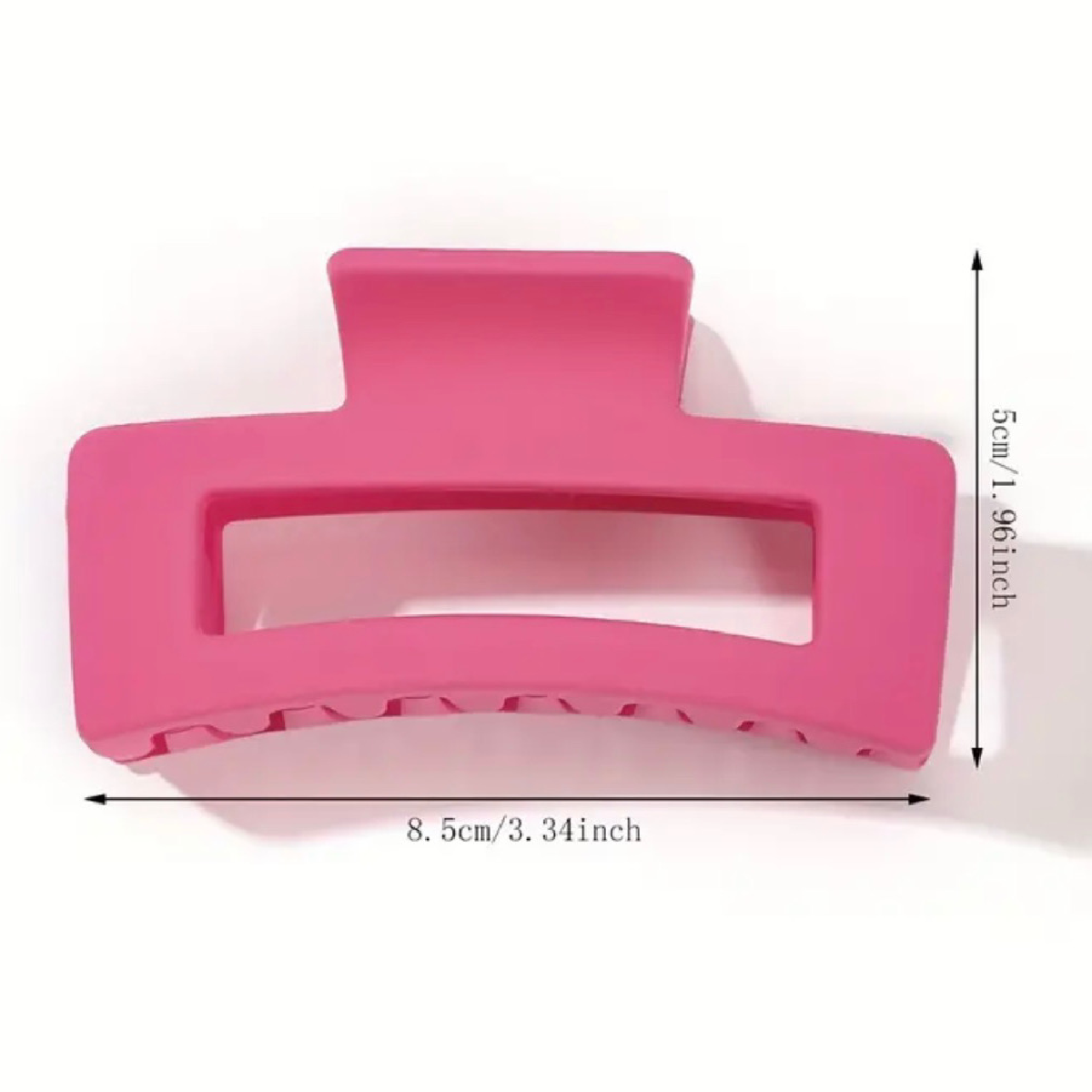 Lot of 4 Hair Claw Shark Clips 3.3" Different Opaque Bright Colors New Accessory
