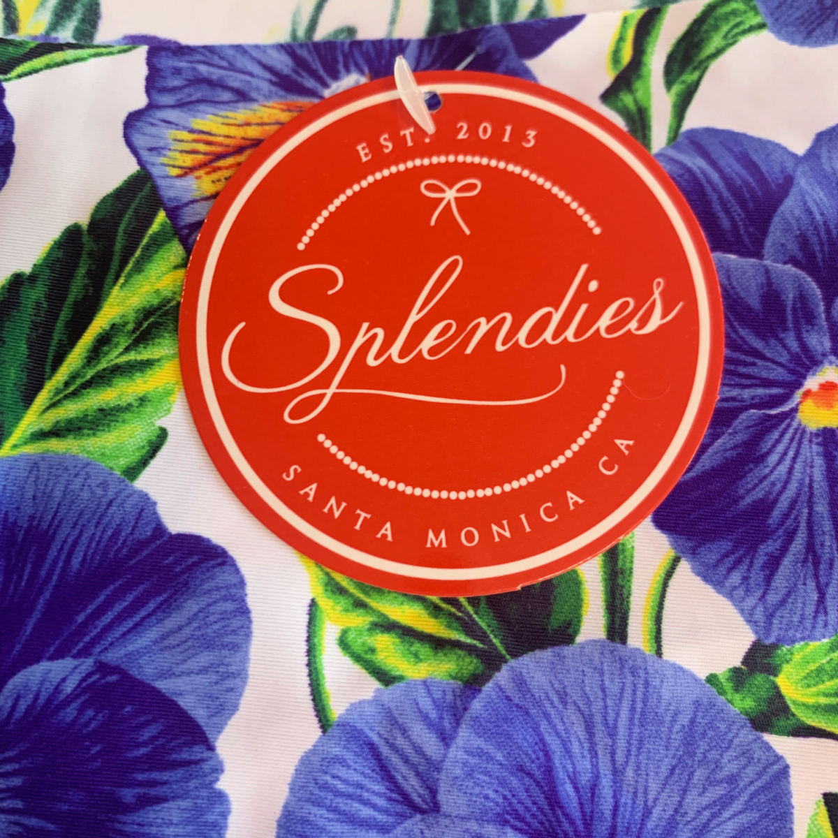 Splendies No-Show RAE BIKINI Panties Size 3X Purple Violet Flowers NWT Lot of 2