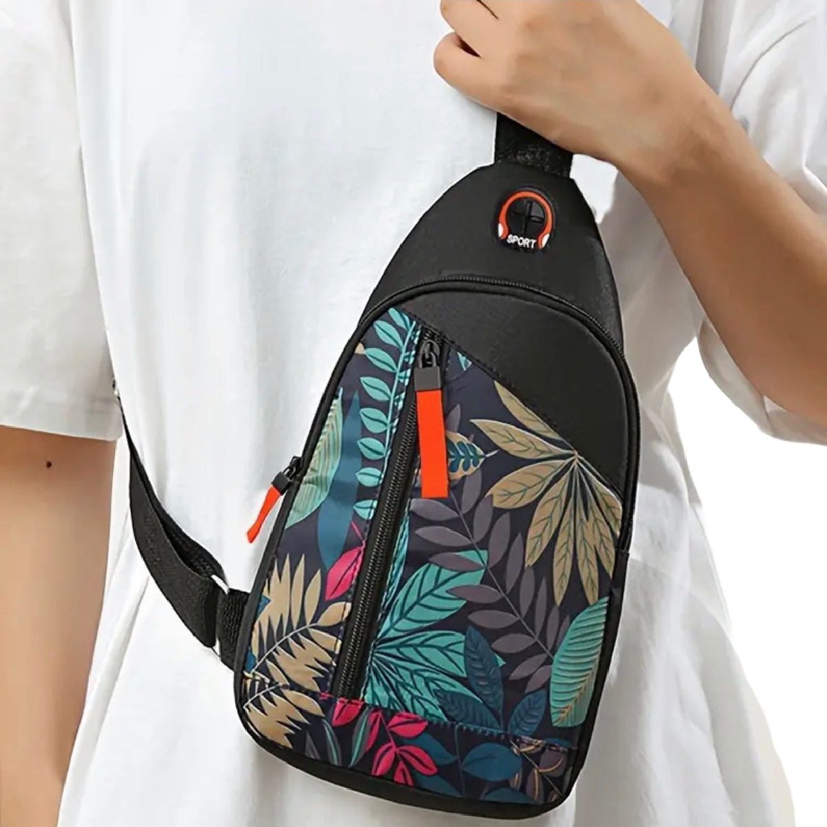 Mini Backpack Crossbody Chest Bag Nylon Sport Travel Casual Diagonal Unisex New