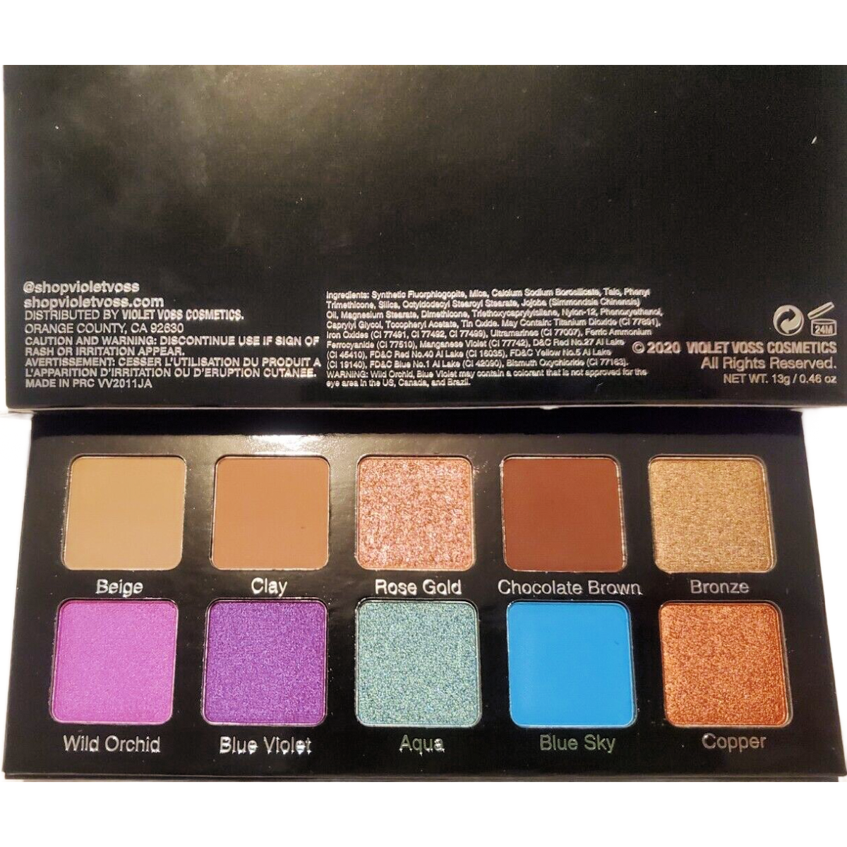 Violet Voss Essentials 2 Pro Series Eyeshadow Palette NIB 10 Shades