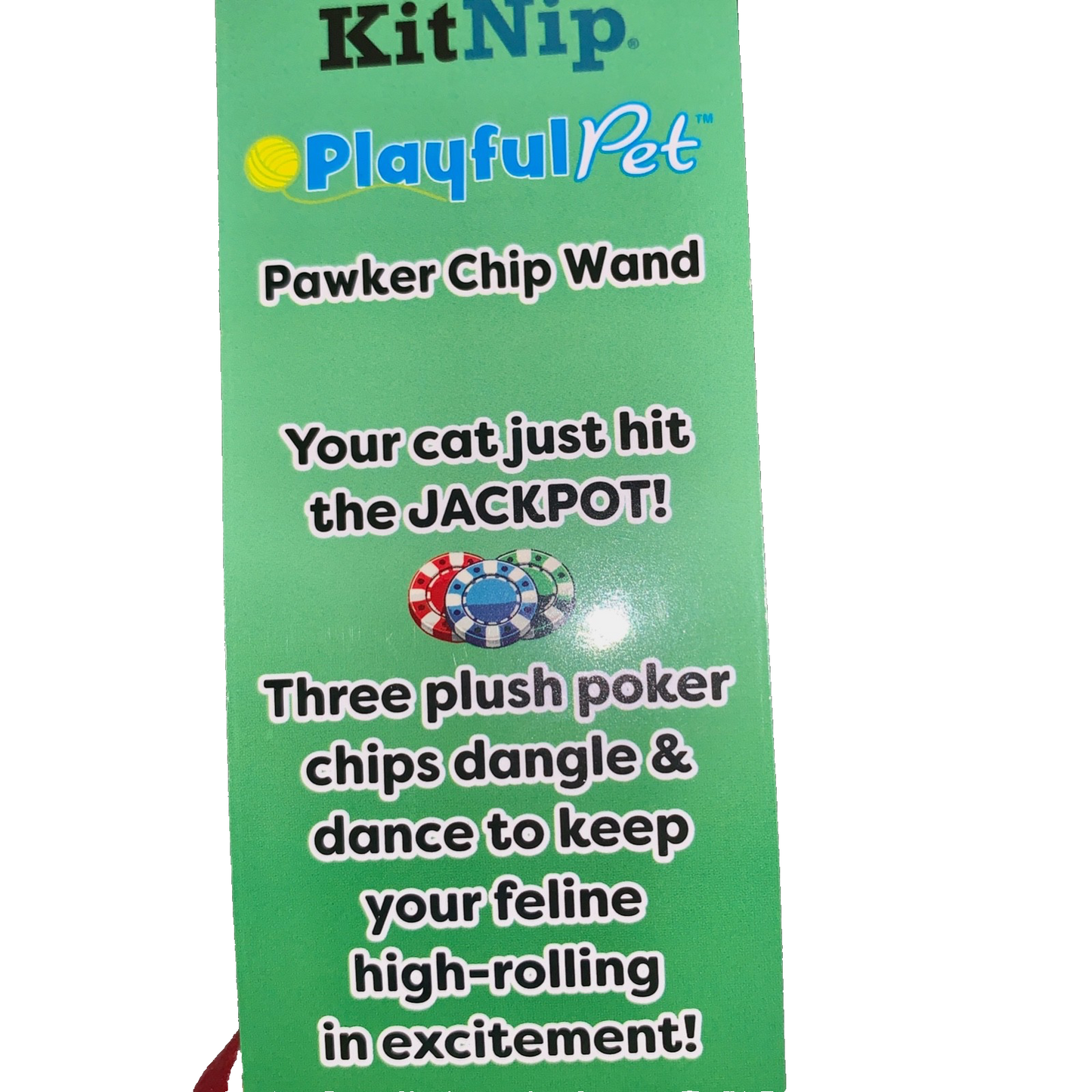Kitty Cat Casino Theme Interactive Wand Catnip Plush Kicker New Lot of 4 Toys