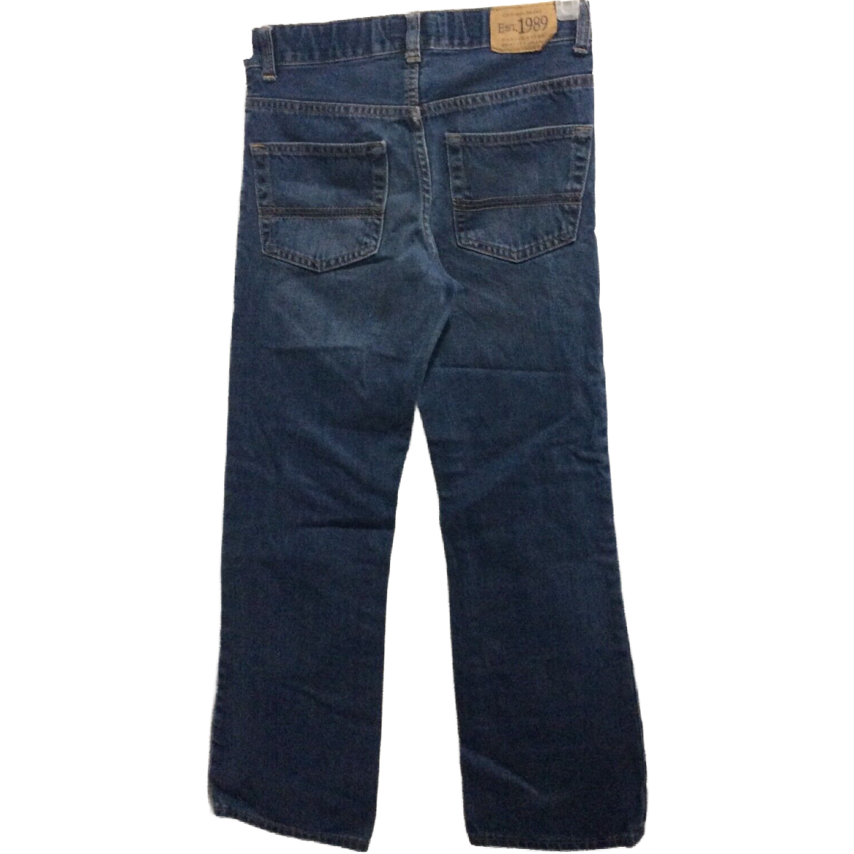 The Children's Place Boys Boot Cut Blue Denim Jeans Size 10 Adjustable Waist