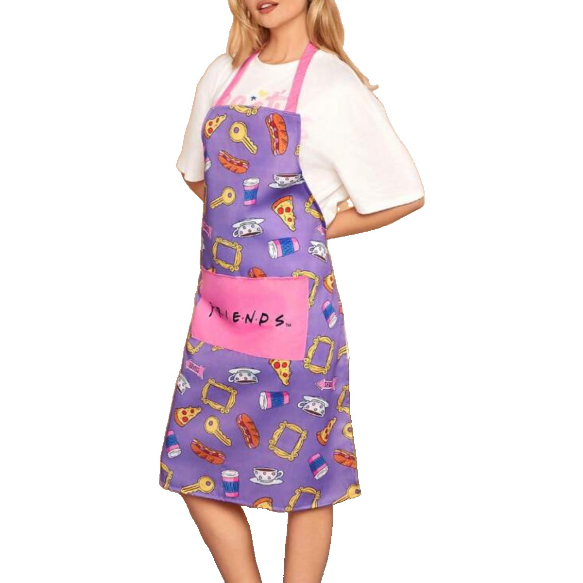 FRIENDS Kitchen Apron, Oven Mitt Glove, Pot Holder